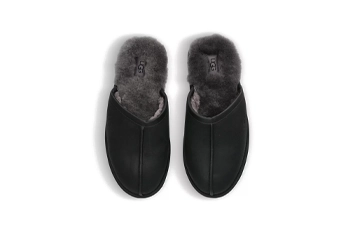 Scuff sheepskin slippers
